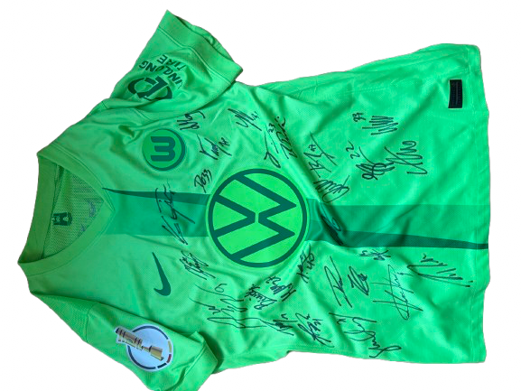 Trikot VfL Wolfsburg Maehle (inkl. Unterschriften)