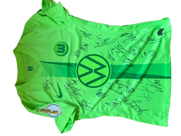 Trikot VfL Wolfsburg Kaminski (inkl. Unterschriften)