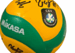 Champions League Spielball Helios Grizzlys (inkl. Unterschriften)