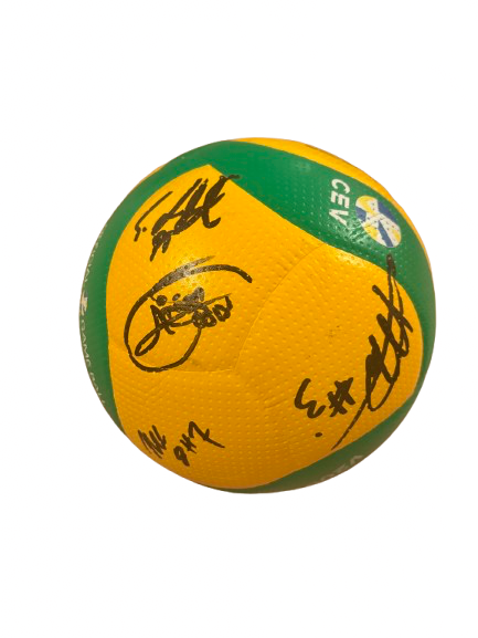 Champions League Spielball Helios Grizzlys (inkl. Unterschriften)